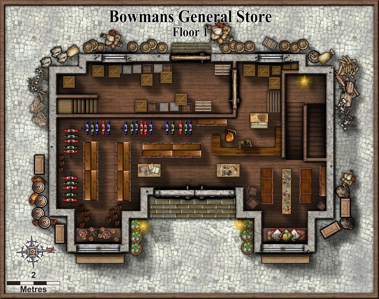 Nibirum Map: bowmans general store by Quenten Walker